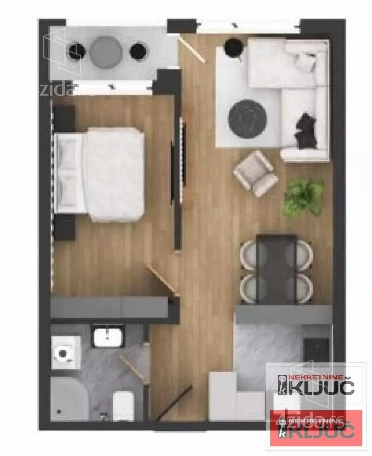 Dvosoban stan | 4zida