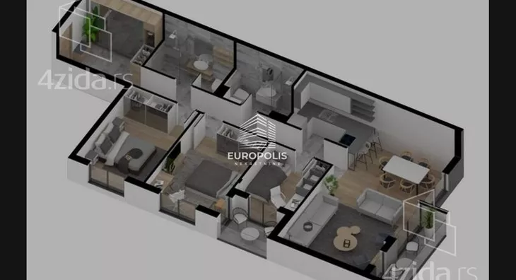 Troiposoban stan | 4zida