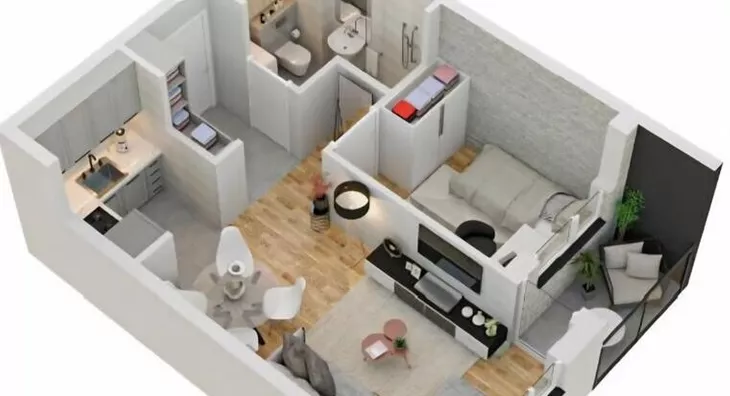 Jednoiposoban stan | 4zida