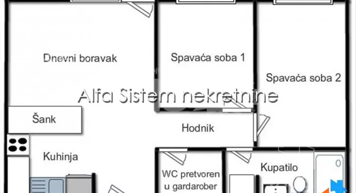 Dvoiposoban stan | 4zida