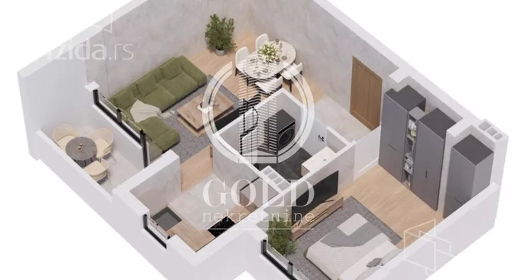 Dvosoban stan | 4zida