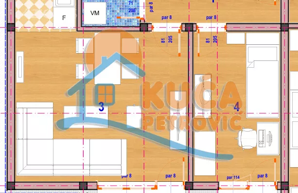 Jednoiposoban stan | 4zida