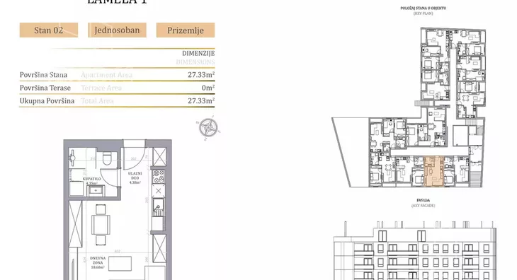 Jednosoban stan | 4zida