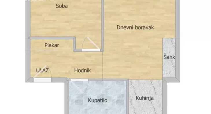 Jednoiposoban stan | 4zida