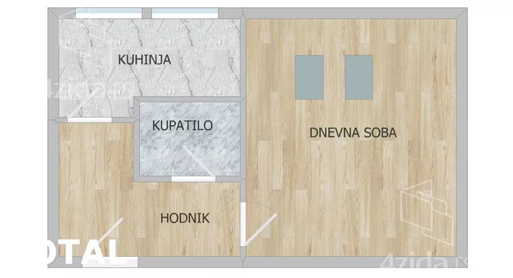 Jednosoban stan | 4zida