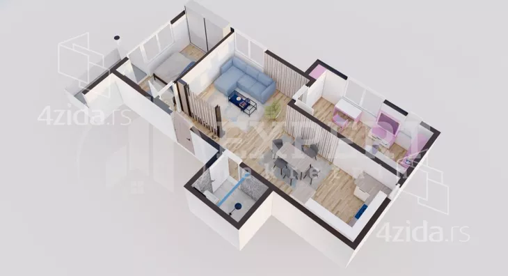 Dvoiposoban stan | 4zida