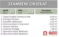 Trosoban stan | 4zida