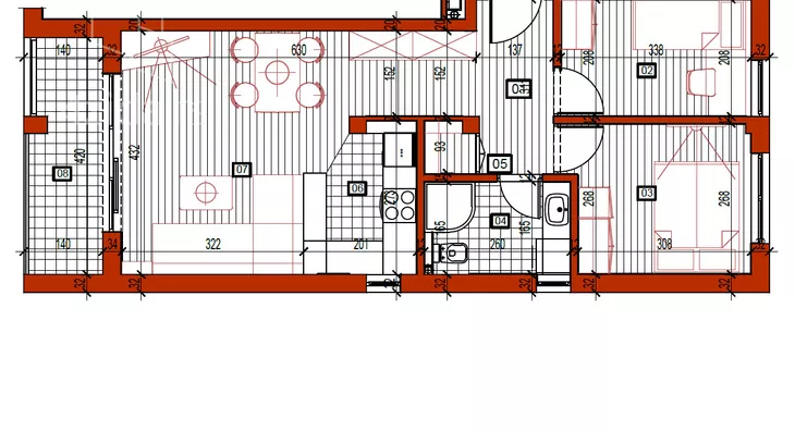 Trosoban stan | 4zida