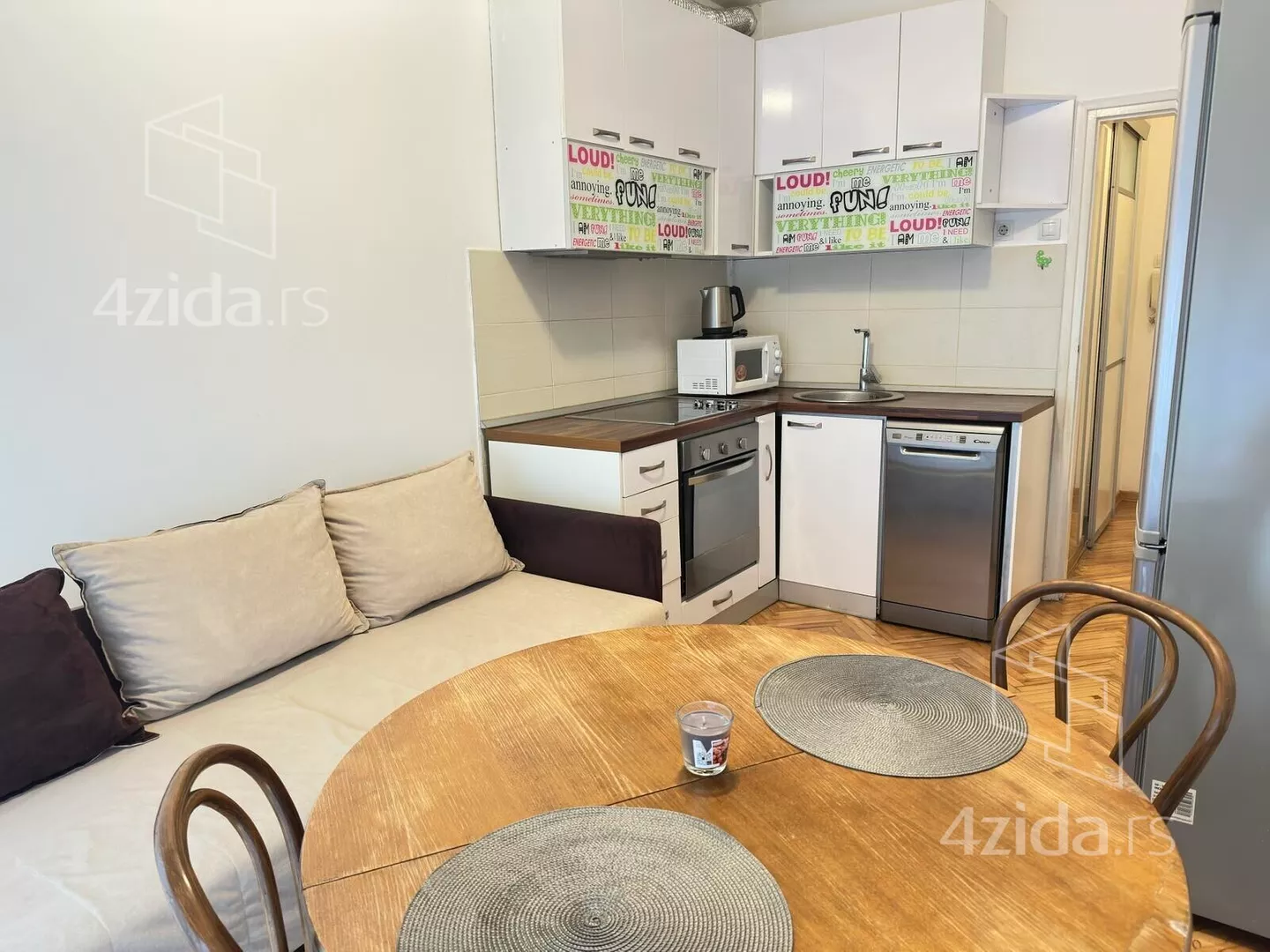 2 sobe stan za izdavanje — Beograd, Vračar, Trnska, 42m², 600€