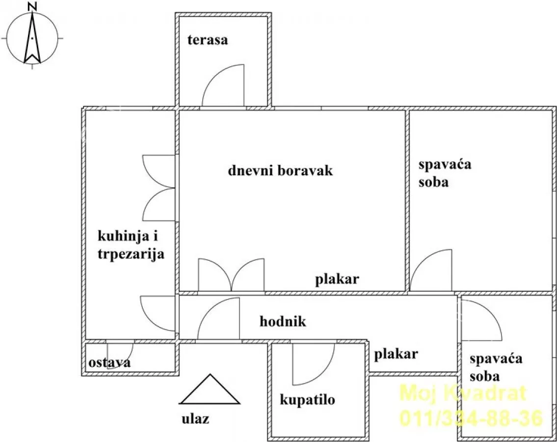 Trosoban stan | 4zida