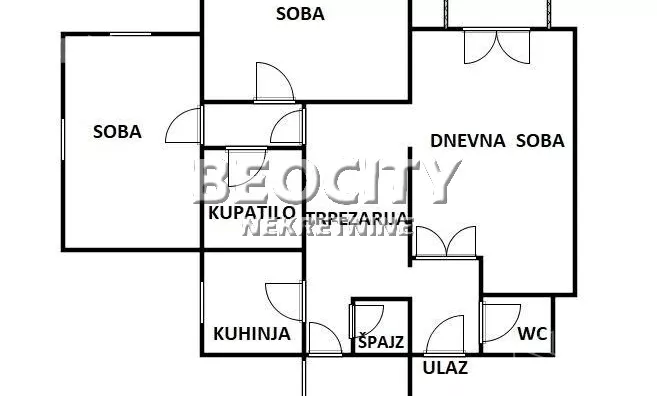 Trosoban stan | 4zida
