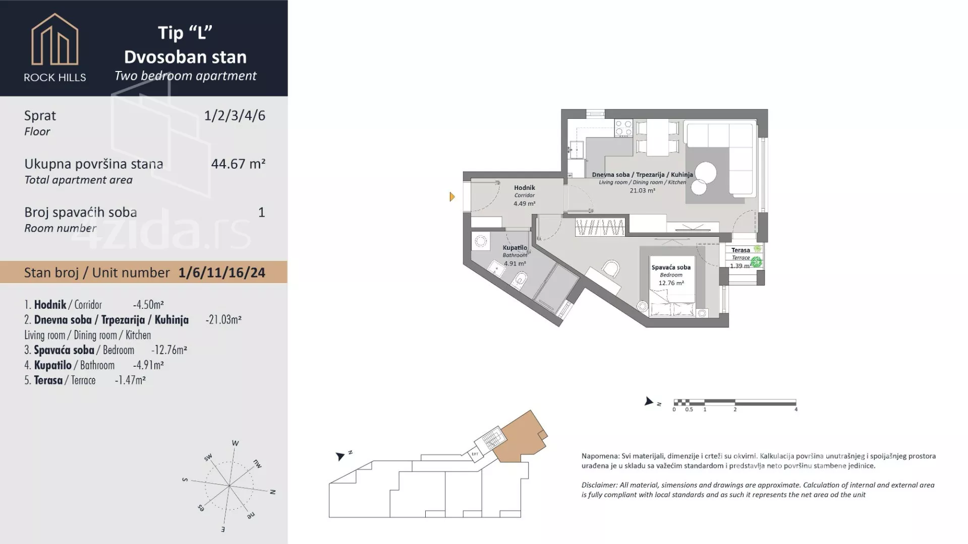 Trosoban stan | 4zida