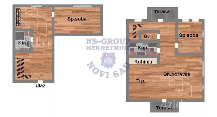 Trosoban stan | 4zida