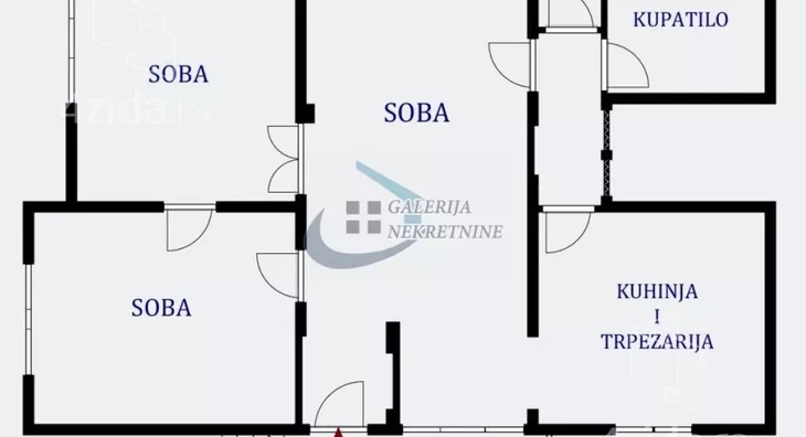 Trosoban stan | 4zida