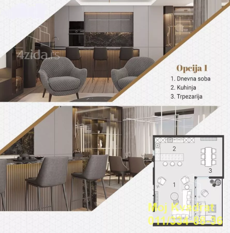 Petosoban stan | 4zida