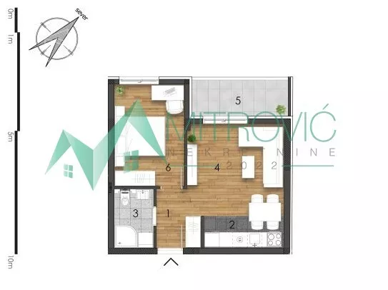 Jednoiposoban stan | 4zida