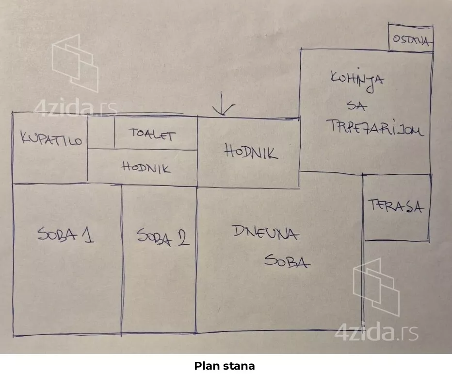 Trosoban stan | 4zida