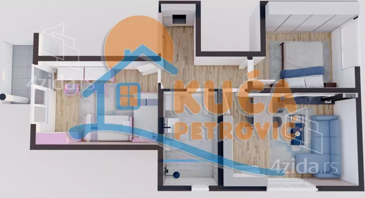 Dvoiposoban stan | 4zida