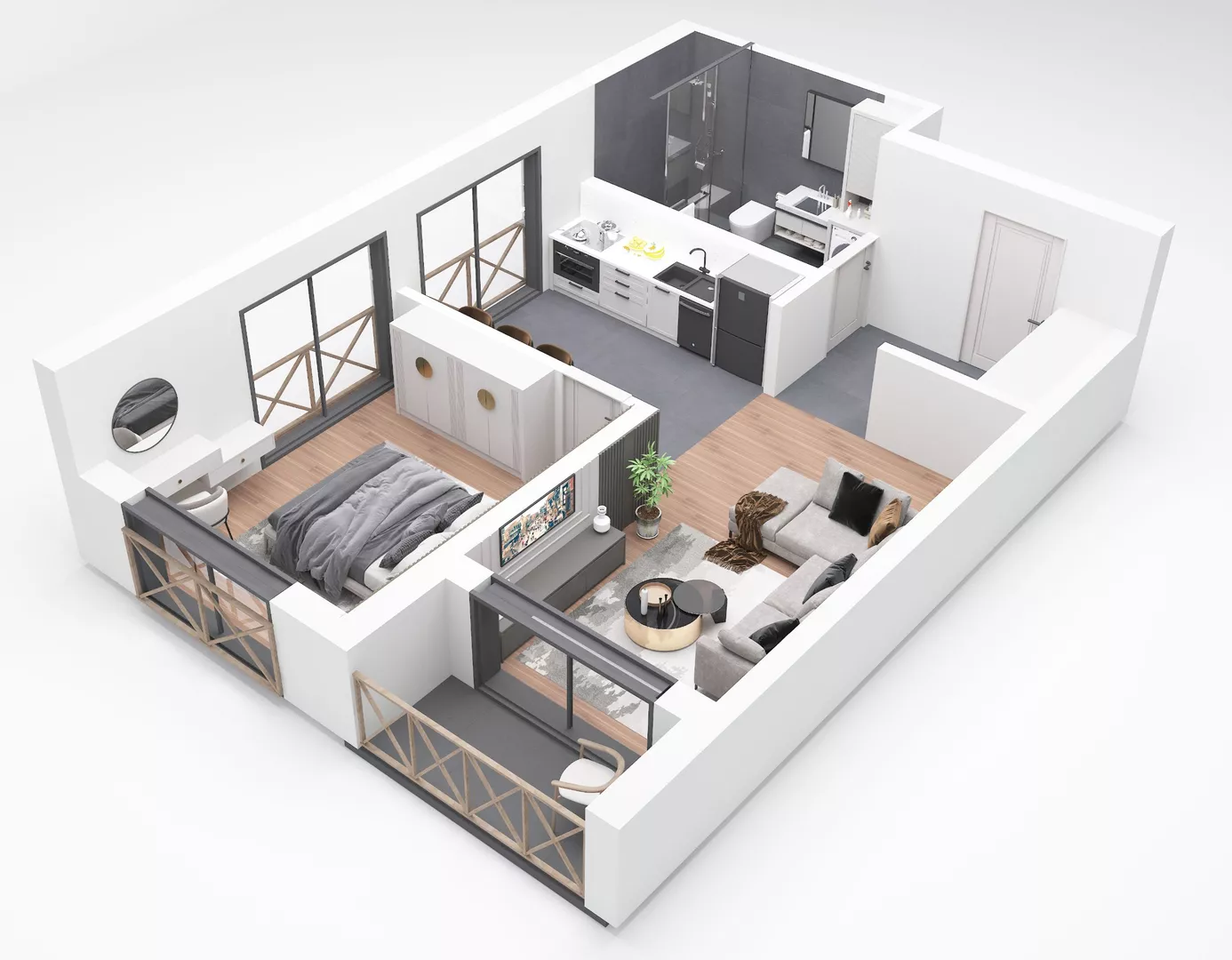 Jednoiposoban stan | 4zida