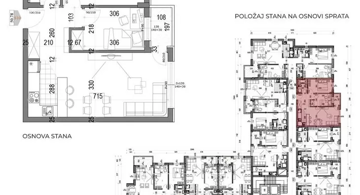 Dvoiposoban stan na prodaju, Telep, 115.100€, 50m² - stampaj