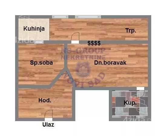Jednoiposoban stan | 4zida