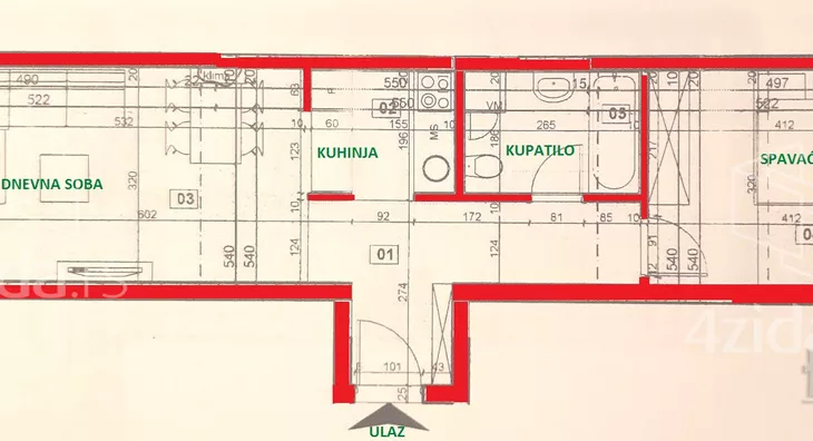 Dvosoban stan | 4zida