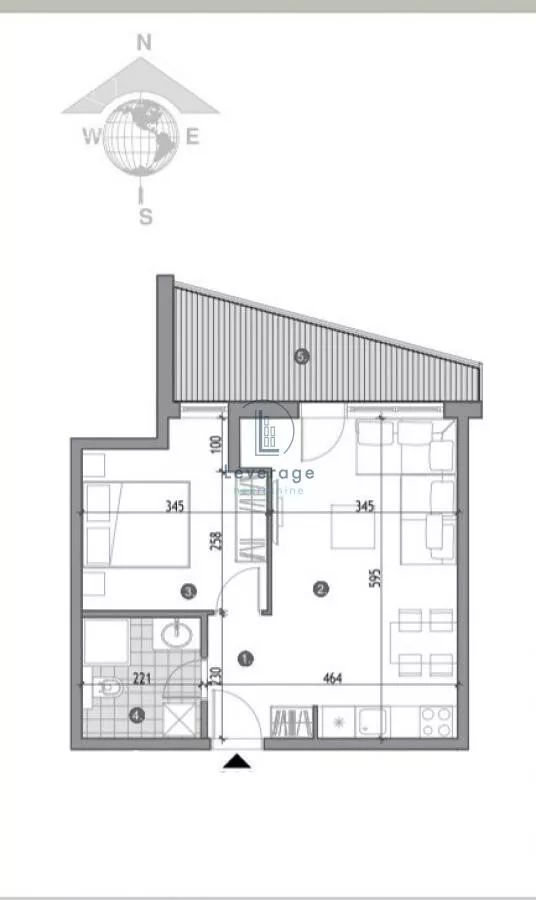 Jednoiposoban stan | 4zida