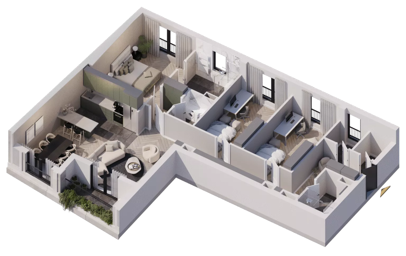 Četvorosoban | 4zida