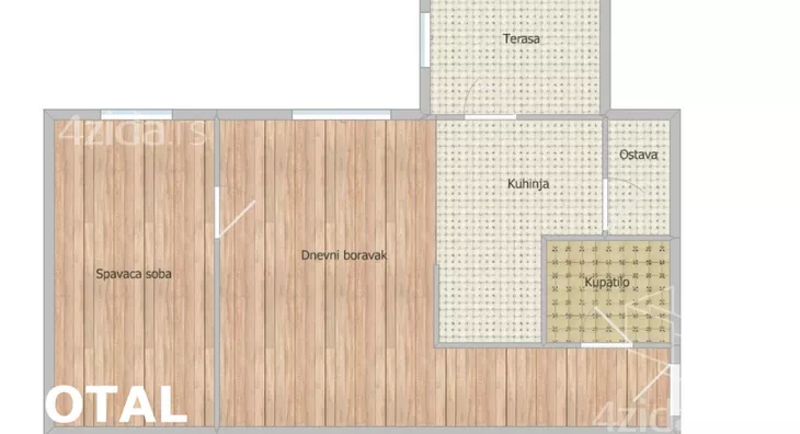 Dvosoban stan | 4zida