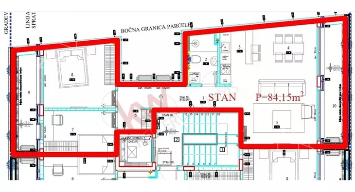Trosoban stan | 4zida