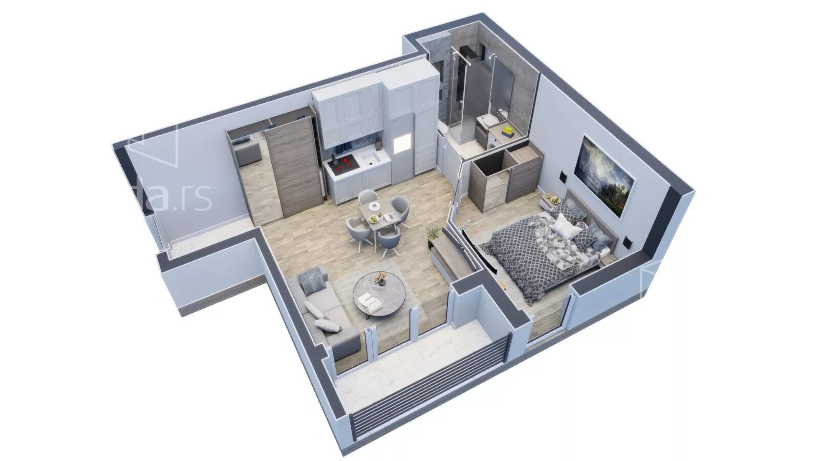 Dvosoban stan | 4zida