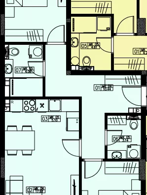 Trosoban stan | 4zida