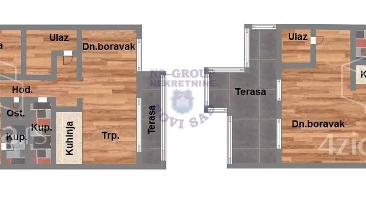 Petosoban stan | 4zida