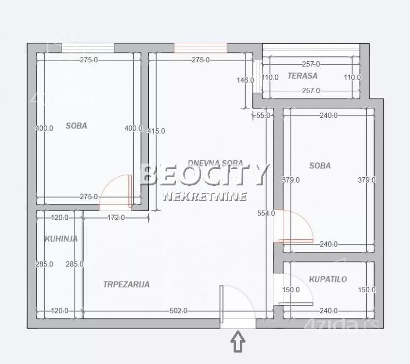 Trosoban stan | 4zida