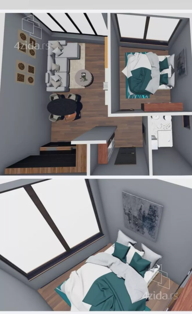 Jednoiposoban stan | 4zida