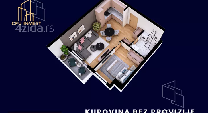 Dvosoban stan | 4zida