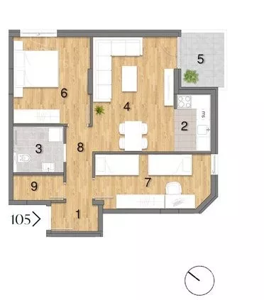 Trosoban stan | 4zida