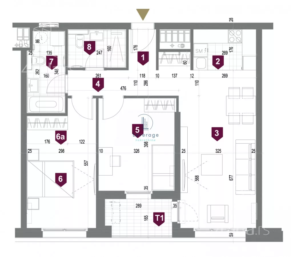 Trosoban stan | 4zida