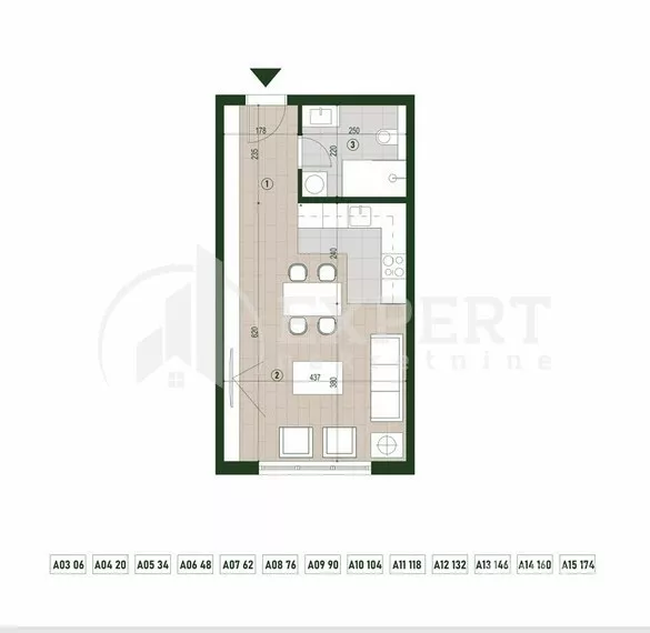 Jednosoban stan | 4zida