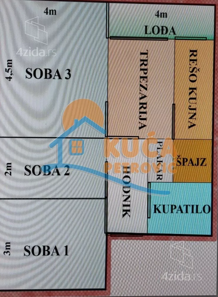 Dvoiposoban stan | 4zida