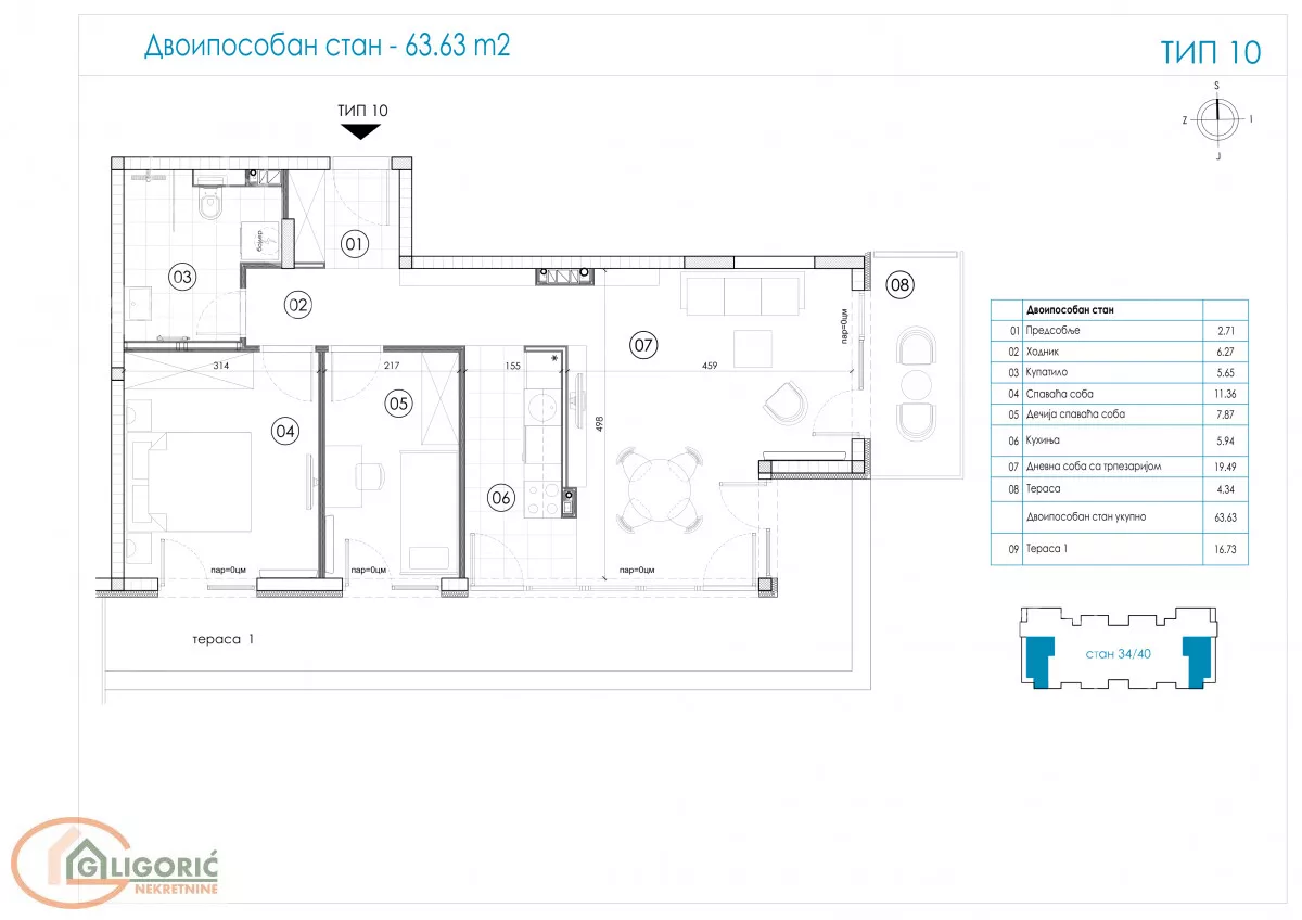 Dvoiposoban stan | 4zida