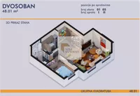 Dvosoban stan | 4zida