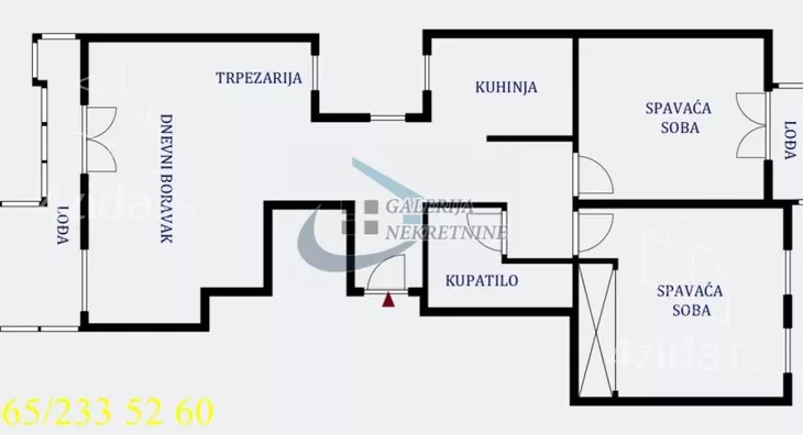 Trosoban stan | 4zida