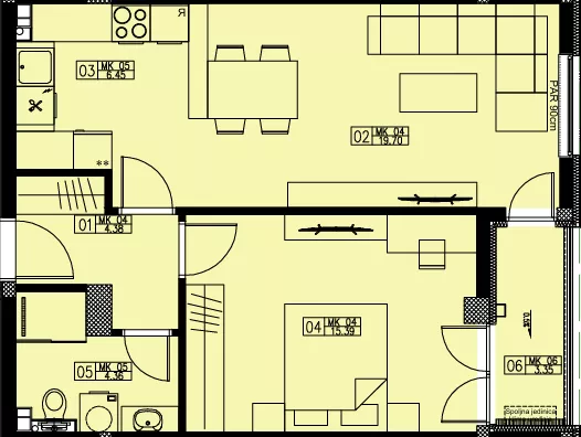 Dvosoban stan | 4zida