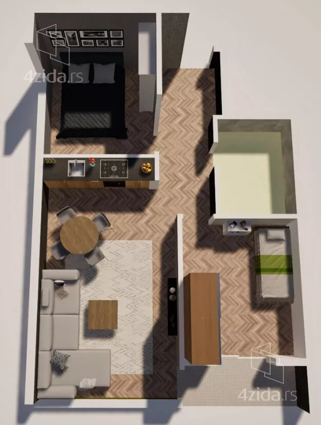 Dvosoban stan | 4zida