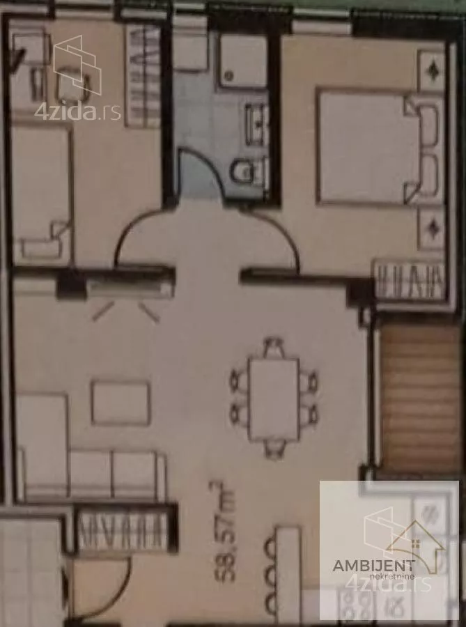 Dvoiposoban stan | 4zida