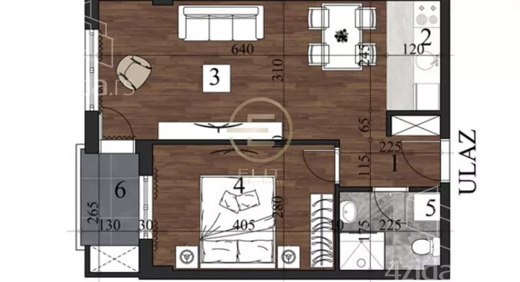 Dvosoban stan | 4zida