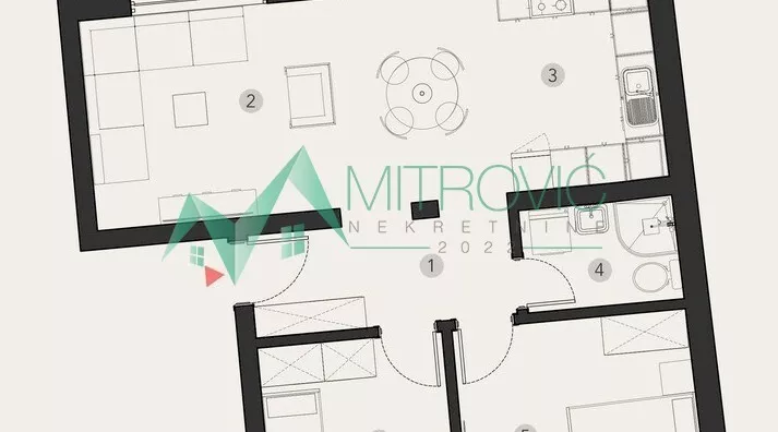 Trosoban stan | 4zida