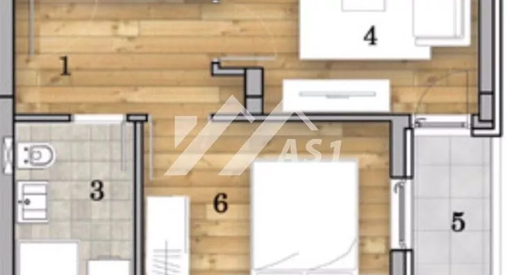 Jednoiposoban stan | 4zida