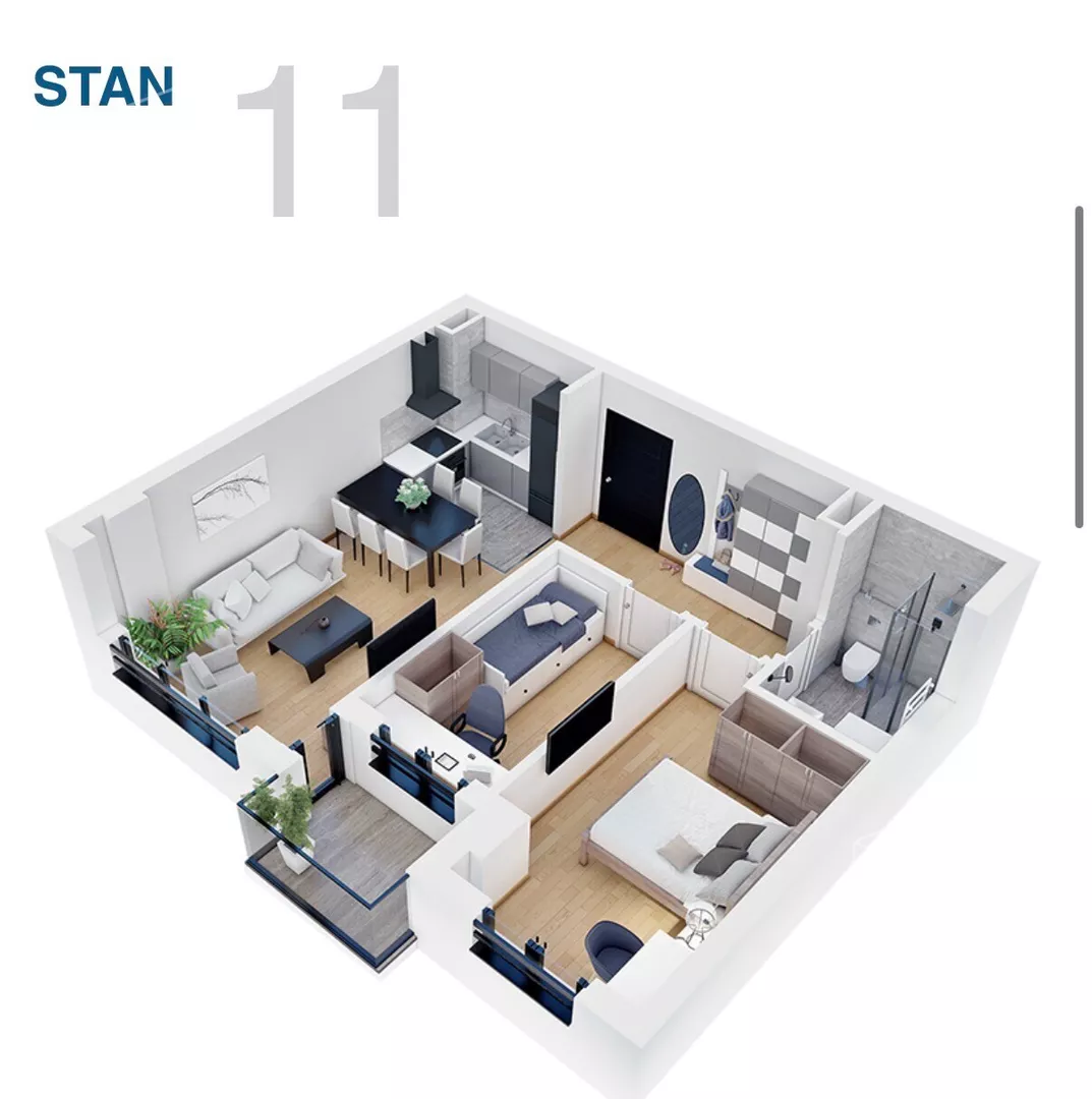 Dvoiposoban stan | 4zida